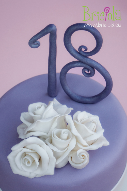 torta diciottesimo compleanno - rose